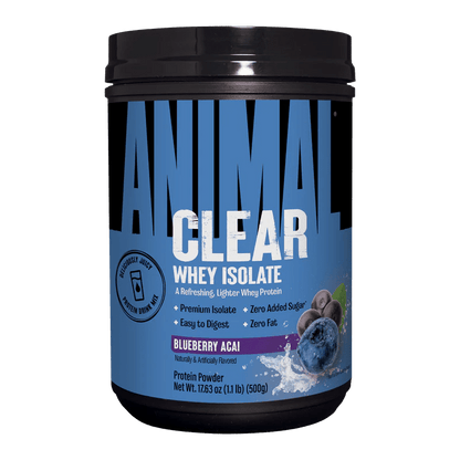 AnimalPak - Clear Whey Isolate - Blueberry Acai 20serv - Protein - Animal Supps | Sports Nutrition & Supplement Store | Vineland, NJ