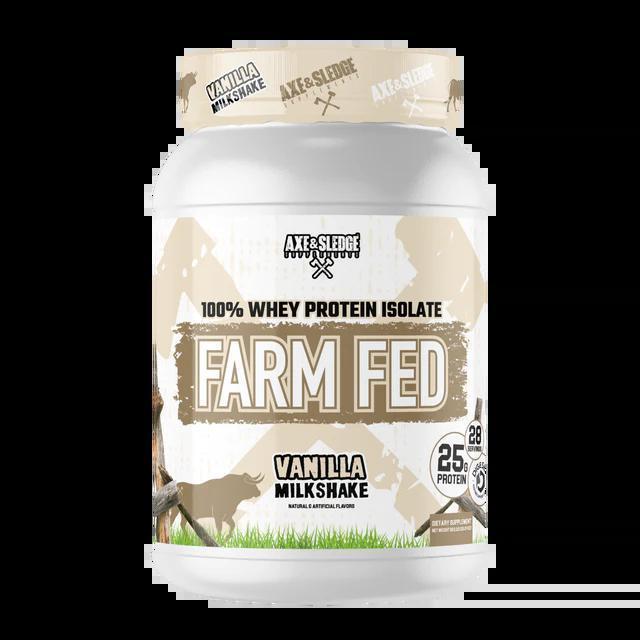 Axe & Sledge - Farm Fed - Vanilla Milkshake 28serv - Protein - Animal Supps | Supplement, Sports Nutrition, and Vitamin Shop | Vineland NJ