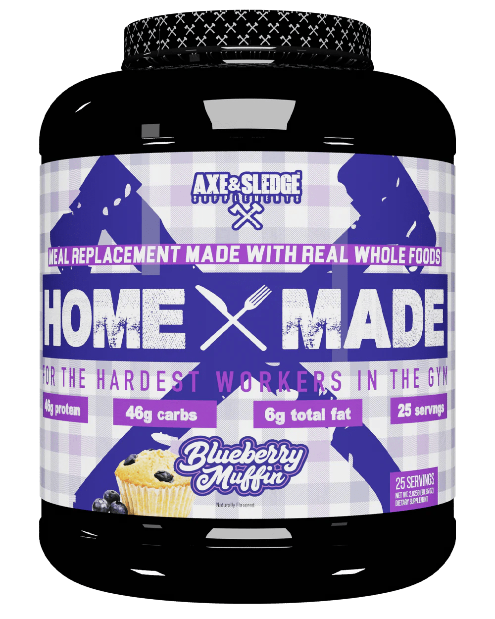 Axe & Sledge - Home Made - Blueberry Muffin 25serv - Protein - Animal Supps | Sports Nutrition & Supplement Store | Vineland, NJ
