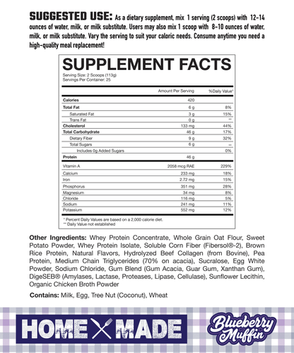 Axe & Sledge - Home Made - Blueberry Muffin 25serv - Protein - Animal Supps | Sports Nutrition & Supplement Store | Vineland, NJ
