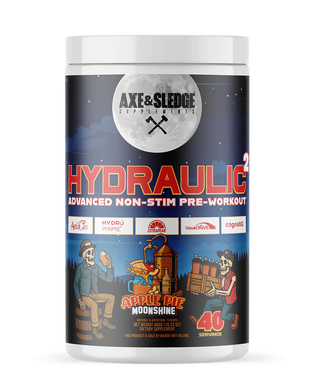 Axe & Sledge - Hydraulic V2 - Apple Pie Moonshine (LIMITED EDITION) 20/40serv - Pre - Workout - Animal Supps | Sports Nutrition & Supplement Store | Vineland, NJ
