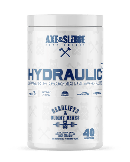 Axe & Sledge - Hydraulic V2 - Deadlifts & Gummy Bears 20/40serv - Pre - Workout - Animal Supps | Sports Nutrition & Supplement Store | Vineland, NJ