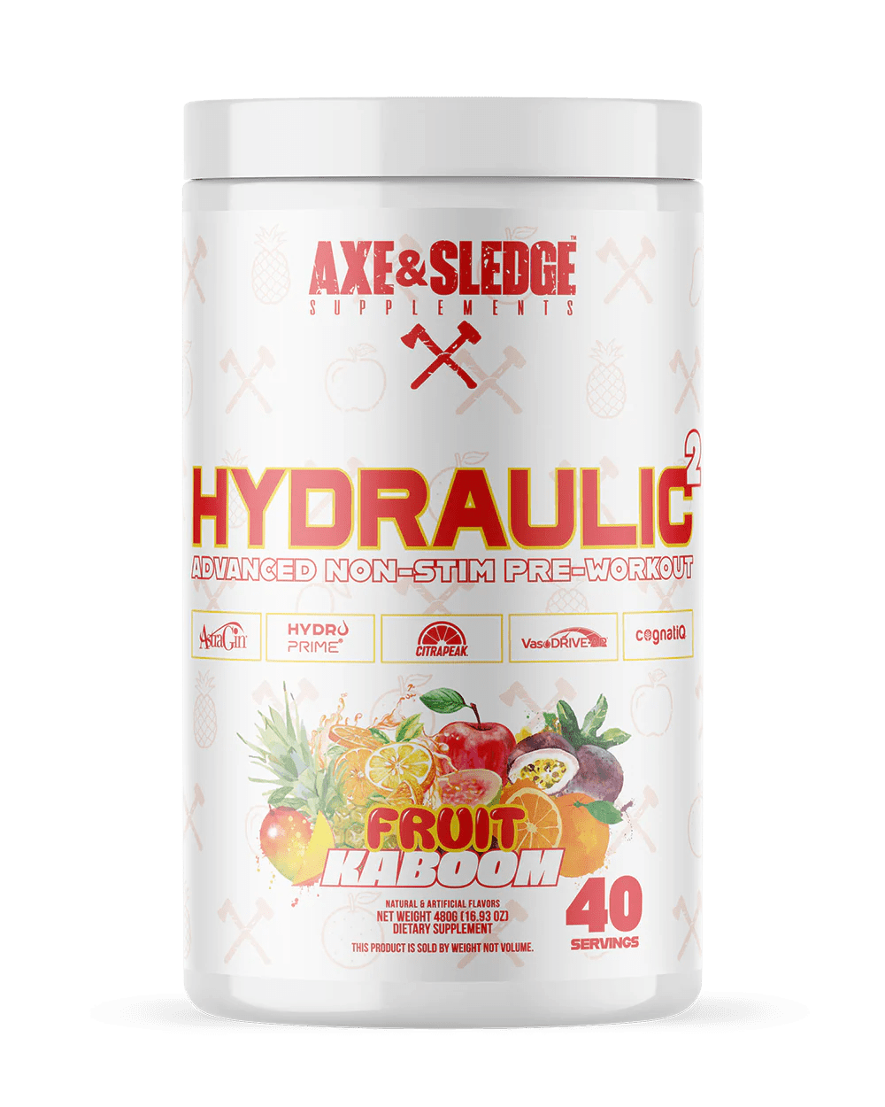 Axe & Sledge - Hydraulic V2 - Fruit Kaboom 20/40serv - Pre - Workout - Animal Supps | Sports Nutrition & Supplement Store | Vineland, NJ