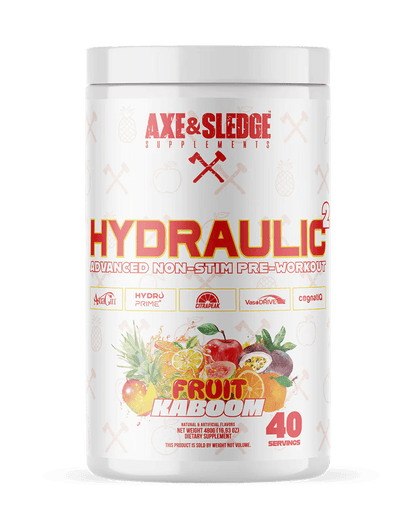 Axe & Sledge - Hydraulic V2 - Fruit Kaboom 20/40serv - Pre - Workout - Animal Supps | Sports Nutrition & Supplement Store | Vineland, NJ
