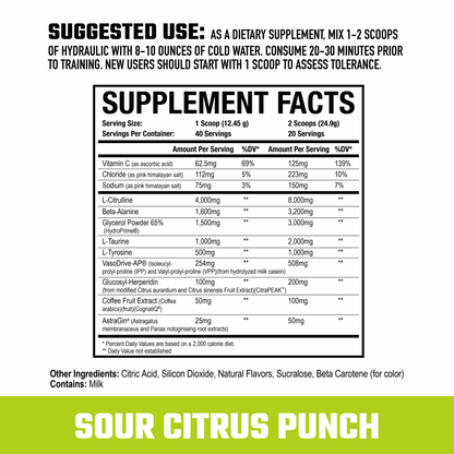 Axe & Sledge - Hydraulic V2 - Pre - Workout - Animal Supps | Sports Nutrition & Supplement Store | Vineland, NJ
