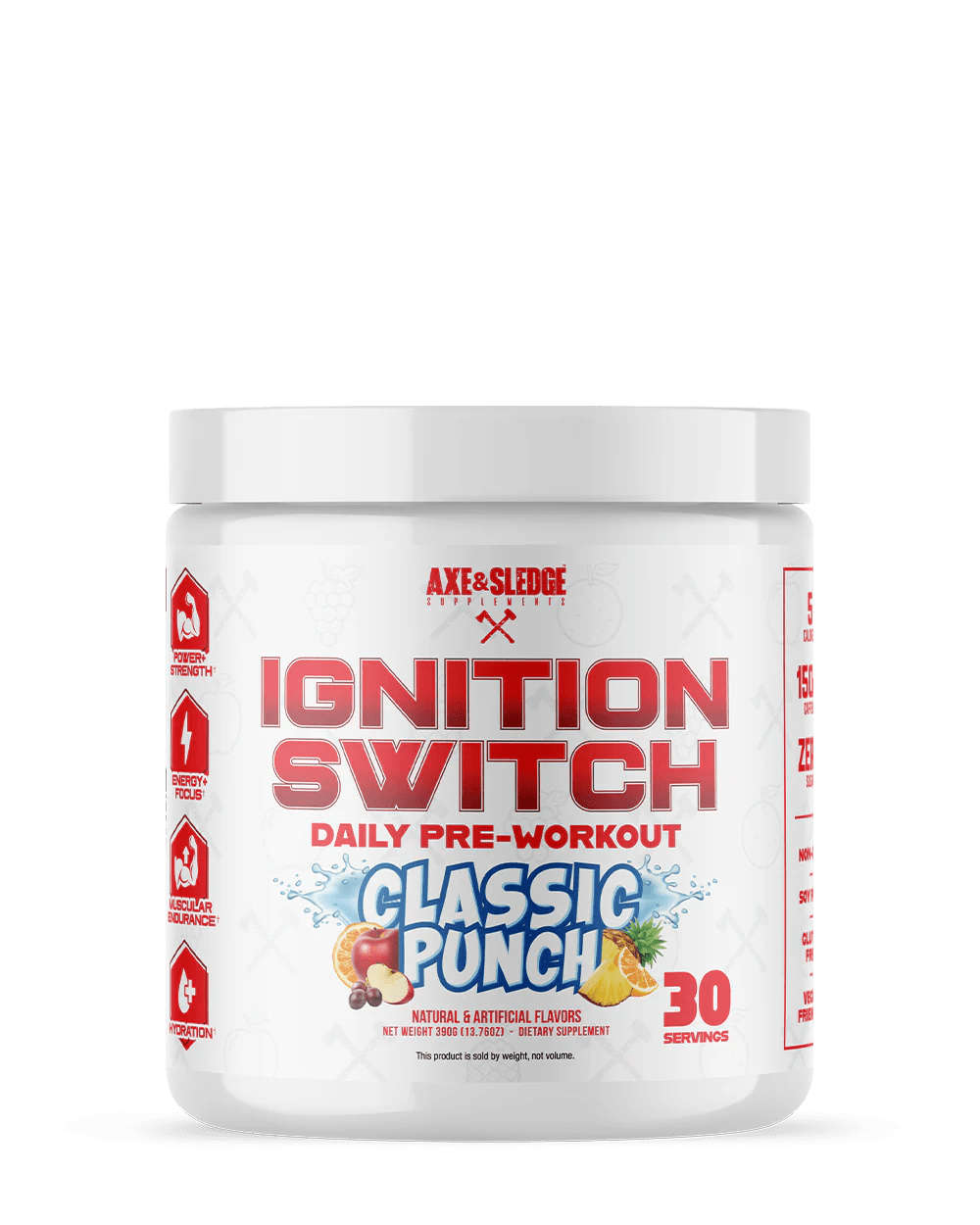 Axe & Sledge - Ignition Switch - Classic Punch - Pre - Workout - Animal Supps | Sports Nutrition & Supplement Store | Vineland, NJ