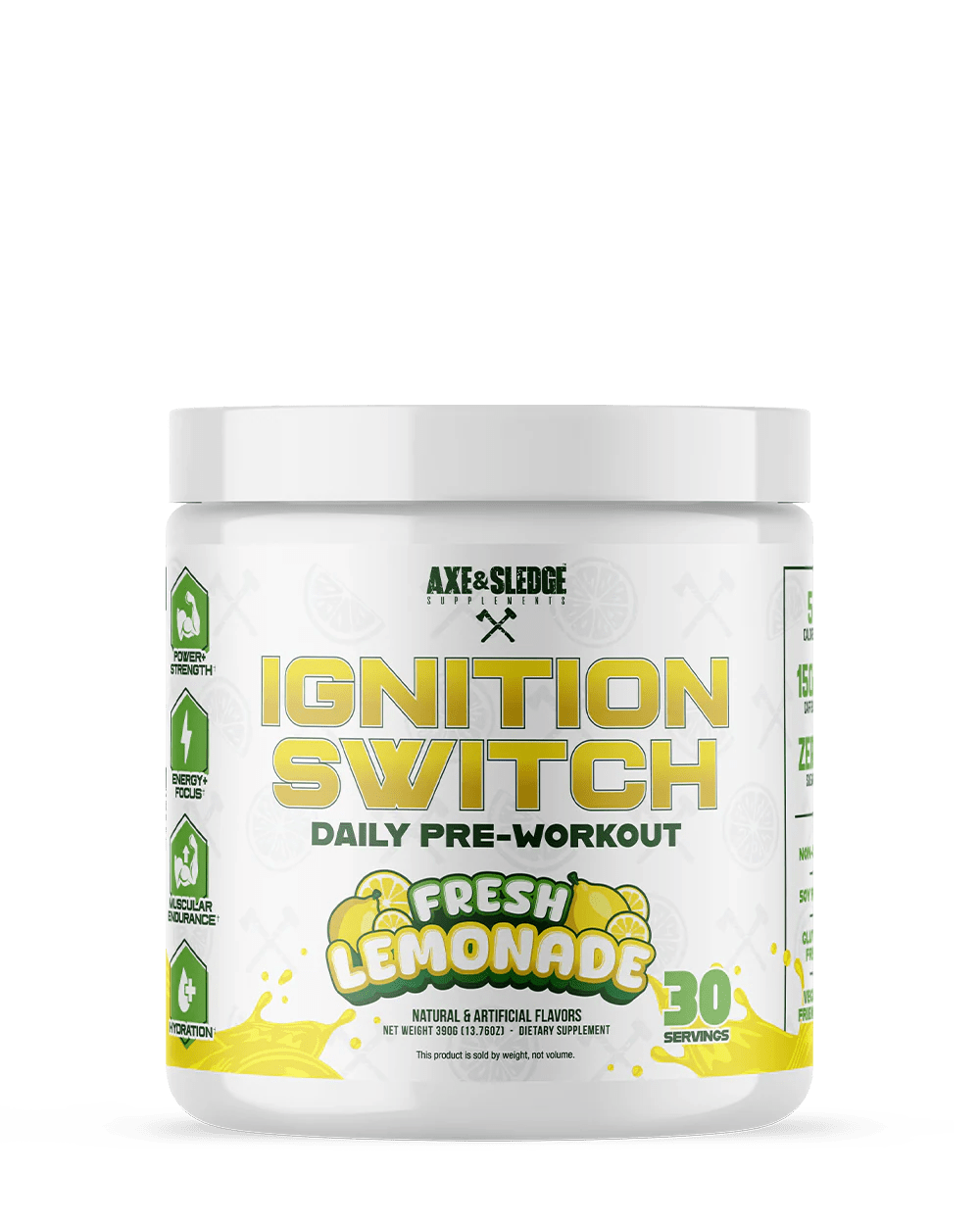 Axe & Sledge - Ignition Switch - Fresh Lemonade - Pre - Workout - Animal Supps | Sports Nutrition & Supplement Store | Vineland, NJ