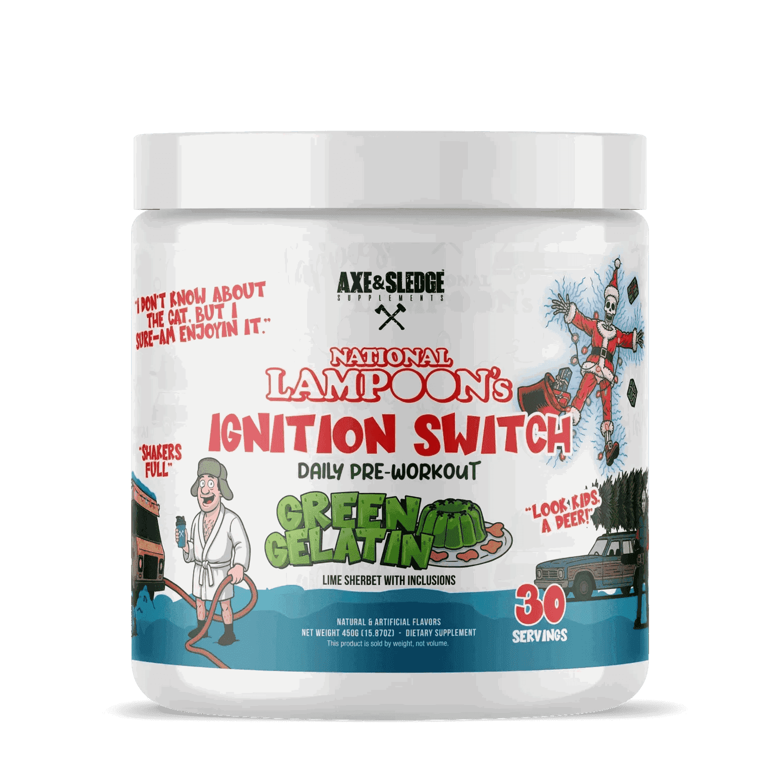 Axe & Sledge - Ignition Switch - National Lampoon's Green Gelatin - Pre - Workout - Animal Supps | Sports Nutrition & Supplement Store | Vineland, NJ