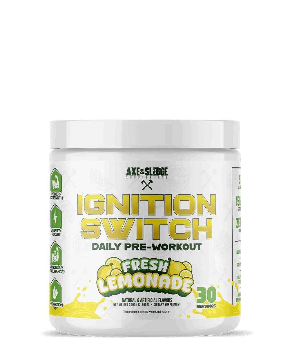 Axe & Sledge - Ignition Switch - Fresh Lemonade - Pre - Workout - Animal Supps | Sports Nutrition & Supplement Store | Vineland, NJ