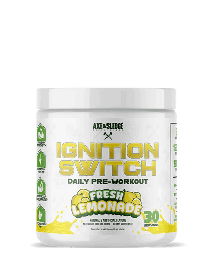 Axe & Sledge - Ignition Switch - Fresh Lemonade - Pre - Workout - Animal Supps | Sports Nutrition & Supplement Store | Vineland, NJ