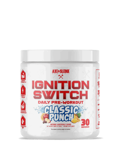 Axe & Sledge - Ignition Switch - Classic Punch - Pre - Workout - Animal Supps | Sports Nutrition & Supplement Store | Vineland, NJ
