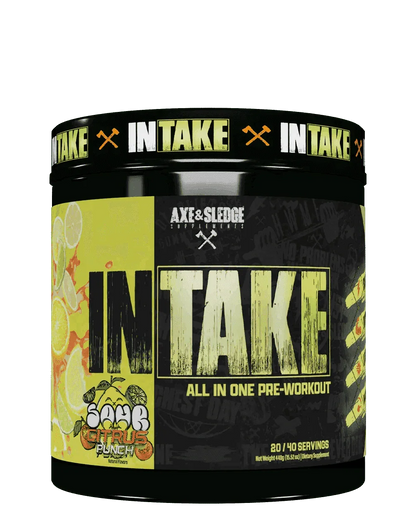 Axe & Sledge - Intake - Sour Citrus Punch 20/40serv - Pre - Workout - Animal Supps | Sports Nutrition & Supplement Store | Vineland, NJ