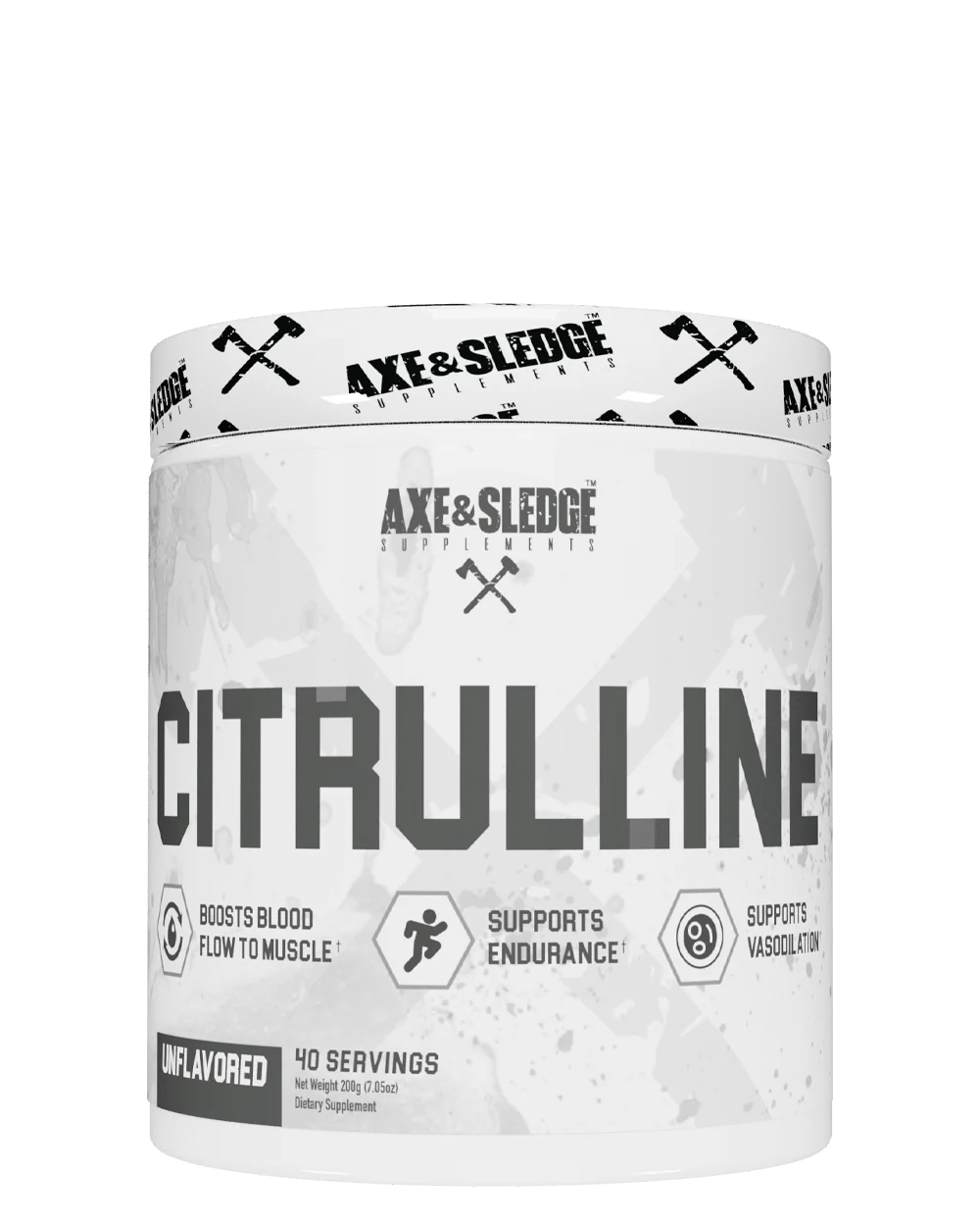 Axe & Sledge - L - Citrulline - Unflavored 40serv - VALUE! - Animal Supps | Sports Nutrition & Supplement Store | Vineland, NJ