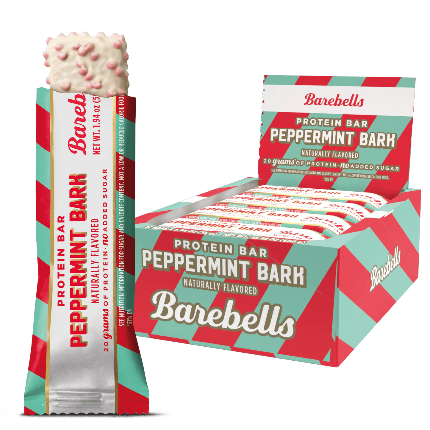 Barebells - Protein Bar - Peppermint Bark Single - Food/Snacks - Animal Supps | Sports Nutrition & Supplement Store | Vineland, NJ