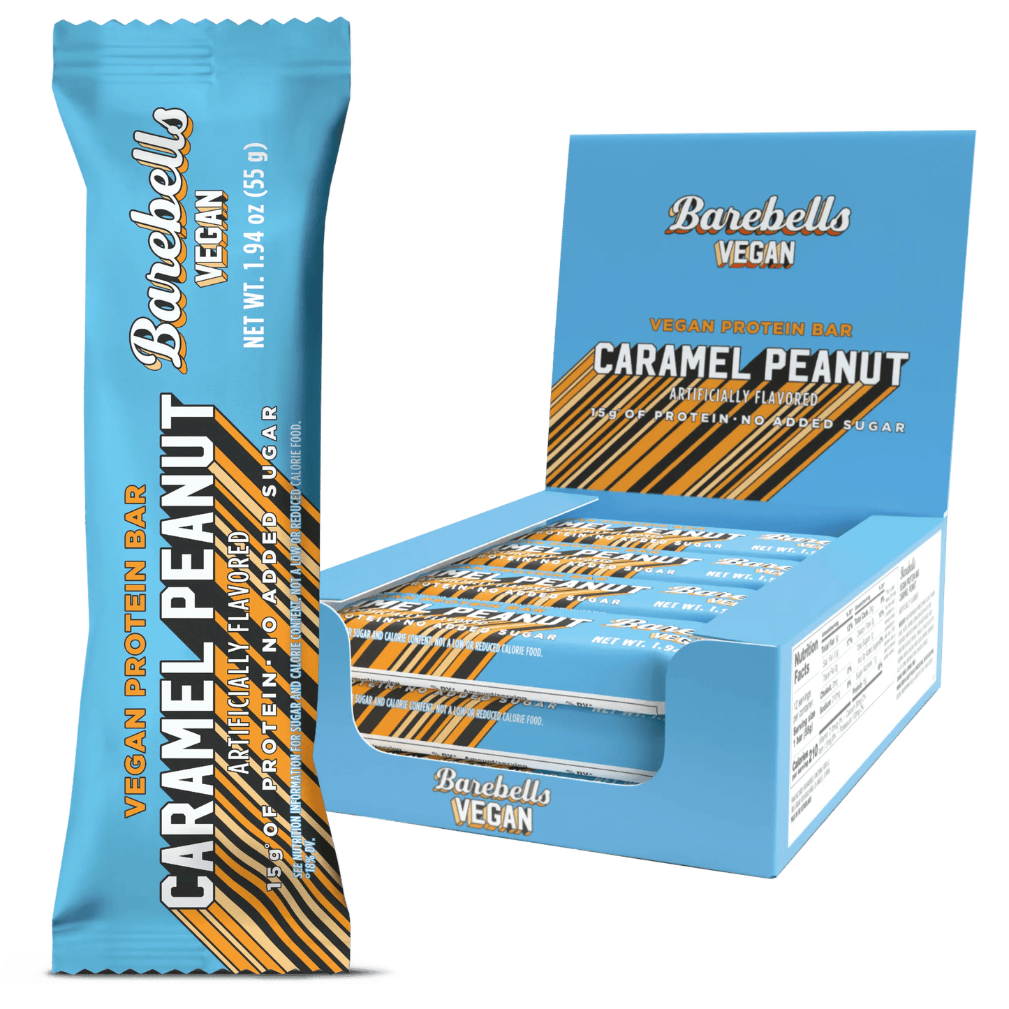Barebells - Protein Bar - Vegan Caramel Peanut Single - Food/Snacks - Animal Supps | Sports Nutrition & Supplement Store | Vineland, NJ