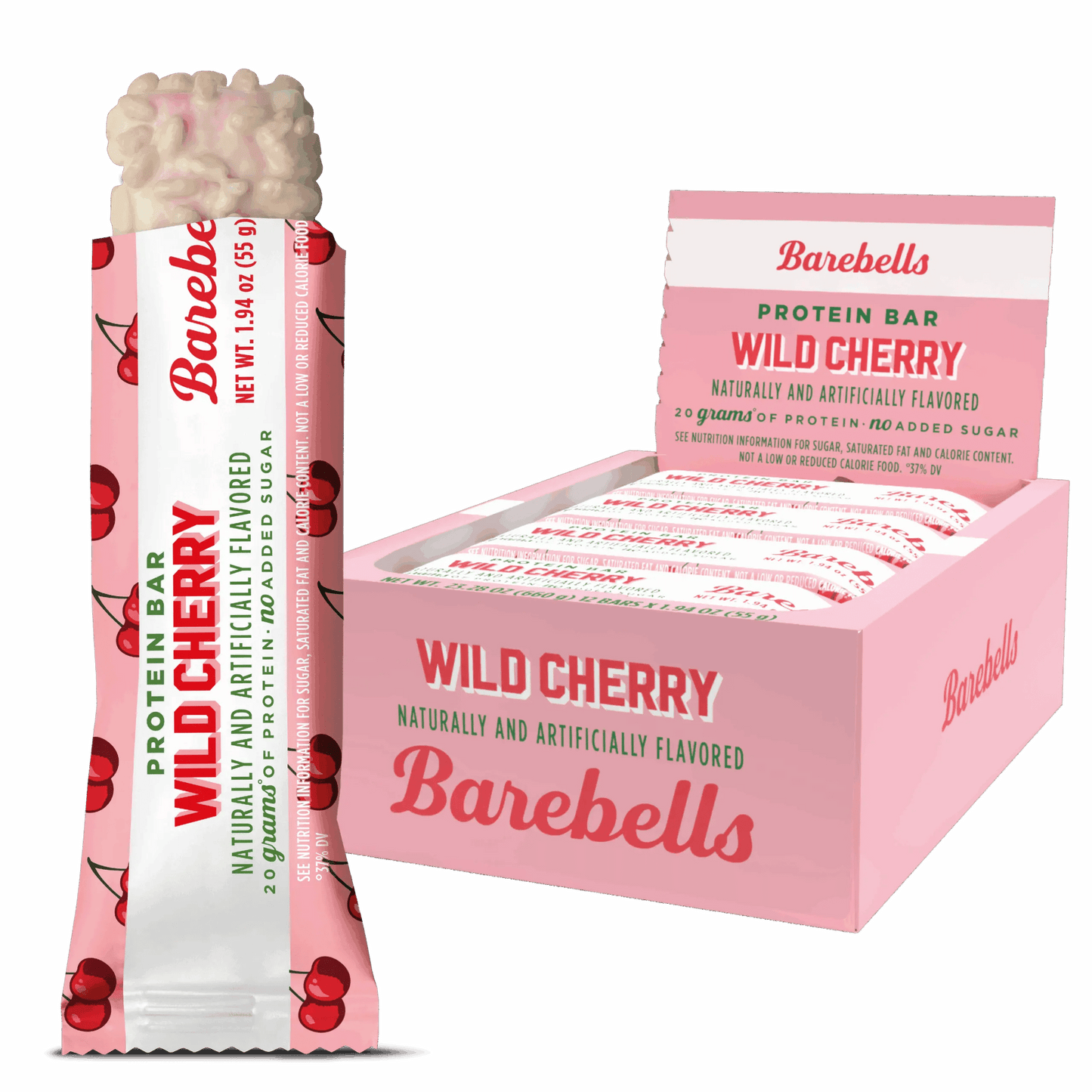 Barebells - Protein Bar - Wild Cherry Single - Food/Snacks - Animal Supps | Sports Nutrition & Supplement Store | Vineland, NJ