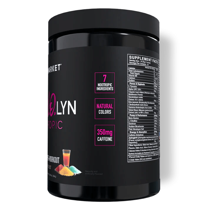 Black Market - AdreNOlyn Nootropic - Peach Rings 25serv - Pre - Workout - Animal Supps | Sports Nutrition & Supplement Store | Vineland, NJ