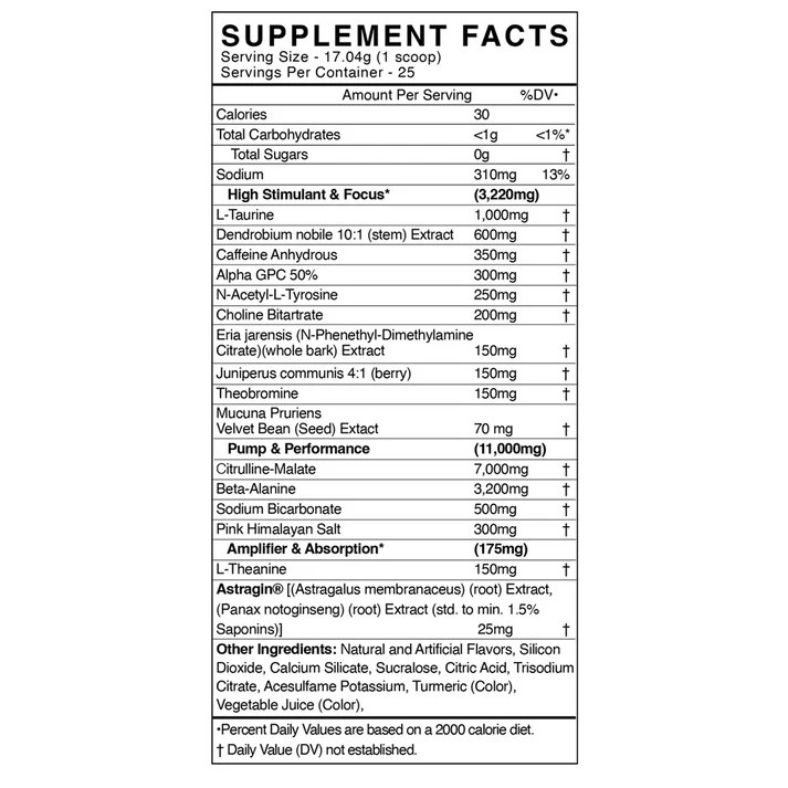 Black Market - AdreNOlyn Underground - Candy Dust 25serv - Pre - Workout - Animal Supps | Sports Nutrition & Supplement Store | Vineland, NJ