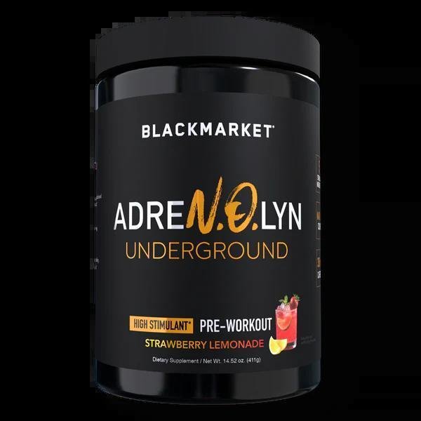 Black Market - AdreNOlyn Underground - strawberry Lemonade 25serv - Pre - Workout - Animal Supps | Supplement, Sports Nutrition, and Vitamin Shop | Vineland NJ