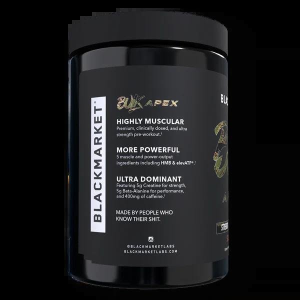 Black Market - BULK Apex - Sour Gummy 20 serving - Pre - Workout - Animal Supps | Supplement, Sports Nutrition, and Vitamin Shop | Vineland NJ