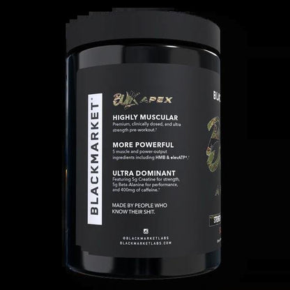 Black Market - BULK Apex - Sour Gummy 20 serving - Pre - Workout - Animal Supps | Supplement, Sports Nutrition, and Vitamin Shop | Vineland NJ