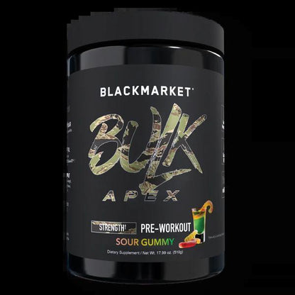 Black Market - BULK Apex - Sour Gummy 20 serving - Pre - Workout - Animal Supps | Supplement, Sports Nutrition, and Vitamin Shop | Vineland NJ