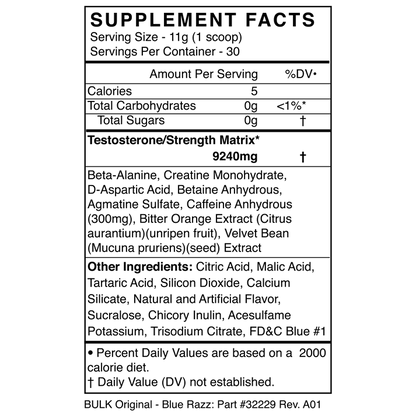 Black Market - BULK Original - Sour Gummy 30serv - Pre - Workout - Animal Supps | Sports Nutrition & Supplement Store | Vineland, NJ