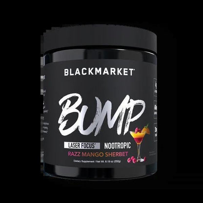 Black Market - Bump - Razz Mango Sherbert 20/40serv - Pre - Workout - Animal Supps | Supplement, Sports Nutrition, and Vitamin Shop | Vineland NJ
