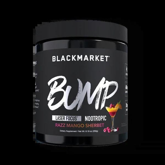 Black Market - Bump - Razz Mango Sherbert 20/40serv - Pre - Workout - Animal Supps | Supplement, Sports Nutrition, and Vitamin Shop | Vineland NJ