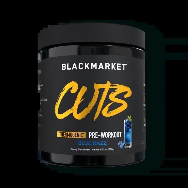 Black Market - CUTS - Blue Razz 30serv - Pre - Workout - Animal Supps | Supplement, Sports Nutrition, and Vitamin Shop | Vineland NJ