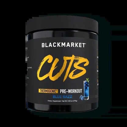Black Market - CUTS - Blue Razz 30serv - Pre - Workout - Animal Supps | Supplement, Sports Nutrition, and Vitamin Shop | Vineland NJ