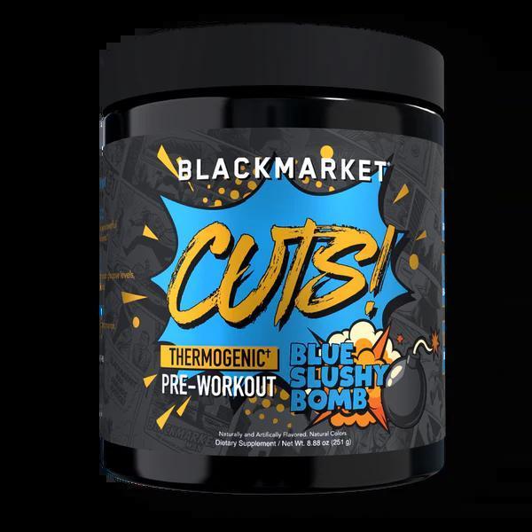 Black Market - CUTS - Blue Slushy Bomb 30serv - Pre - Workout - Animal Supps | Supplement, Sports Nutrition, and Vitamin Shop | Vineland NJ