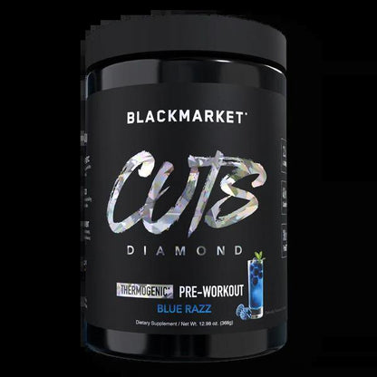 Black Market - CUTS Diamond - Blue Razz 25 servings - Pre - Workout - Animal Supps | Supplement, Sports Nutrition, and Vitamin Shop | Vineland NJ