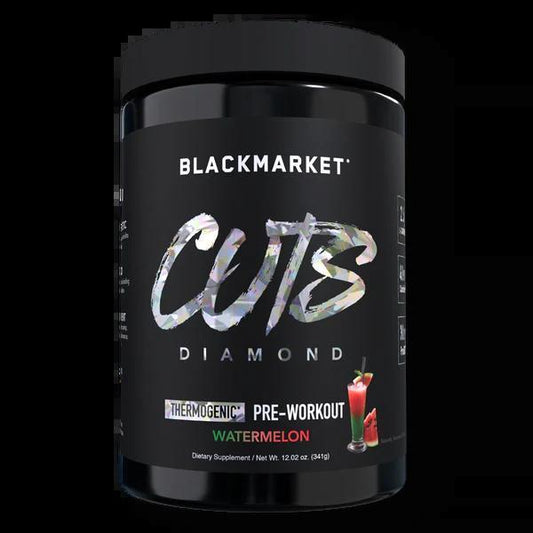 Black Market - CUTS Diamond - Blue Razz 25 servings - Pre - Workout - Animal Supps | Supplement, Sports Nutrition, and Vitamin Shop | Vineland NJ