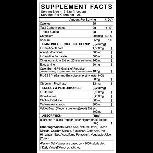 Black Market - CUTS Diamond - Blue Razz 25 servings - Pre - Workout - Animal Supps | Supplement, Sports Nutrition, and Vitamin Shop | Vineland NJ