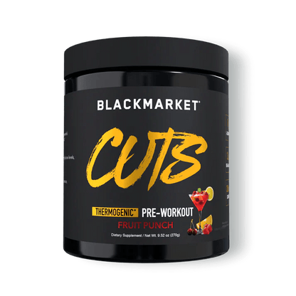 Black Market - CUTS - Fruit Punch 30serv - Pre - Workout - Animal Supps | Sports Nutrition & Supplement Store | Vineland, NJ