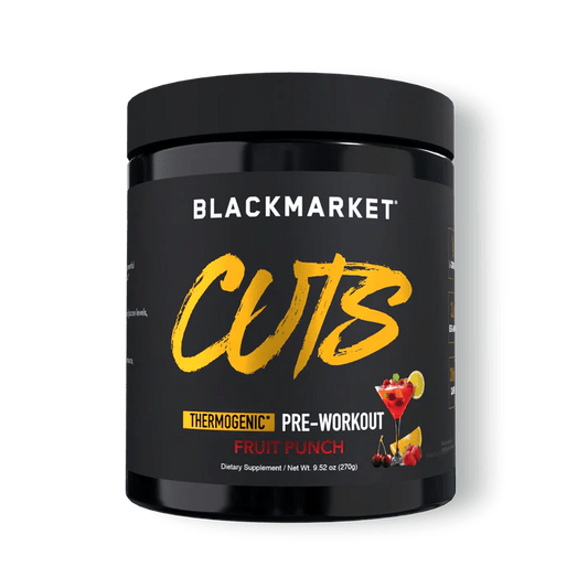 Black Market - CUTS - Fruit Punch 30serv - Pre - Workout - Animal Supps | Sports Nutrition & Supplement Store | Vineland, NJ