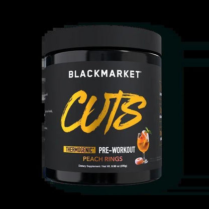 Black Market - CUTS - Peach Rings 30serv - Pre - Workout - Animal Supps | Supplement, Sports Nutrition, and Vitamin Shop | Vineland NJ