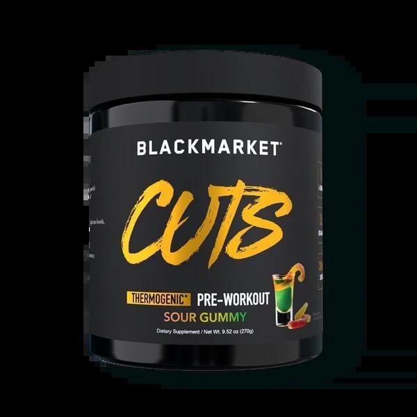 Black Market - CUTS - Sour Gummy 30serv - Pre - Workout - Animal Supps | Supplement, Sports Nutrition, and Vitamin Shop | Vineland NJ