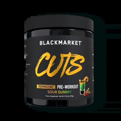 Black Market - CUTS - Sour Gummy 30serv - Pre - Workout - Animal Supps | Supplement, Sports Nutrition, and Vitamin Shop | Vineland NJ