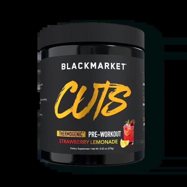 Black Market - CUTS - Strawberry Lemonade 30serv - Pre - Workout - Animal Supps | Supplement, Sports Nutrition, and Vitamin Shop | Vineland NJ