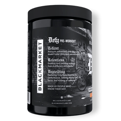 Black Market - DEFY - Peach Rings 20/40serv - Pre - Workout - Animal Supps | Sports Nutrition & Supplement Store | Vineland, NJ