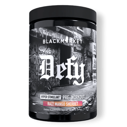 Black Market - DEFY - Razz Mango Sherbert 20/40serv - Pre - Workout - Animal Supps | Sports Nutrition & Supplement Store | Vineland, NJ
