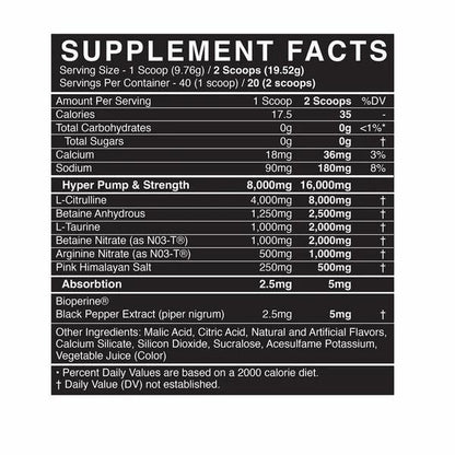 Black Market - Pump - Razz Mango Sherbert 20/40serv - Pre - Workout - Animal Supps | Supplement, Sports Nutrition, and Vitamin Shop | Vineland NJ