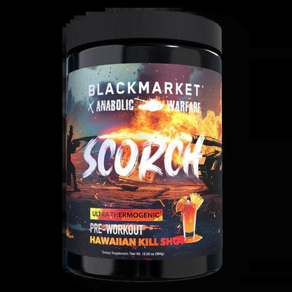 Black Market - SCORCH - Cherry Slushy Bomb 20 servings - Pre - Workout - Animal Supps | Supplement, Sports Nutrition, and Vitamin Shop | Vineland NJ