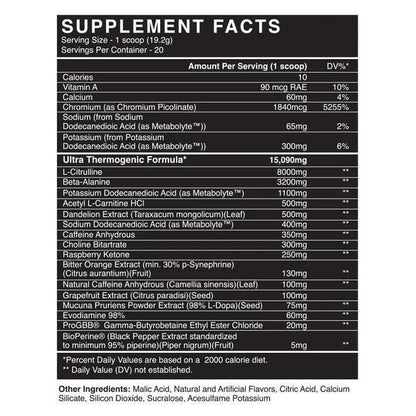 Black Market - SCORCH - Cherry Slushy Bomb 20 servings - Pre - Workout - Animal Supps | Supplement, Sports Nutrition, and Vitamin Shop | Vineland NJ