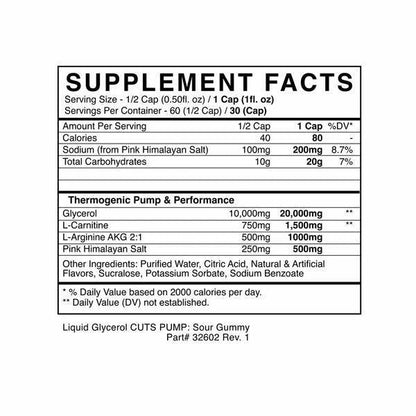 BlackMarket – CUTS PUMP Thermogenic - Sour Gummy - Thermogenic - Animal Supps | Supplement, Sports Nutrition, and Vitamin Shop | Vineland NJ