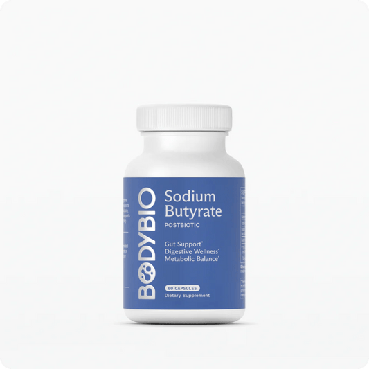 BodyBio - Butyrate - Sodium 60ct - Digestion Support - Animal Supps | Sports Nutrition & Supplement Store | Vineland, NJ