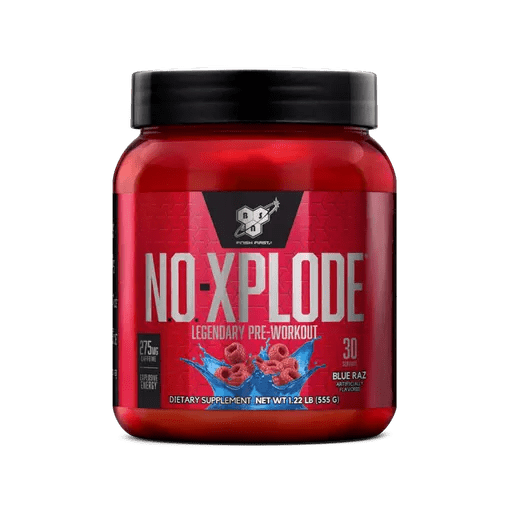BSN - N.O. XPLODE - Blue Raz 30serv - Pre - Workout - Animal Supps | Sports Nutrition & Supplement Store | Vineland, NJ