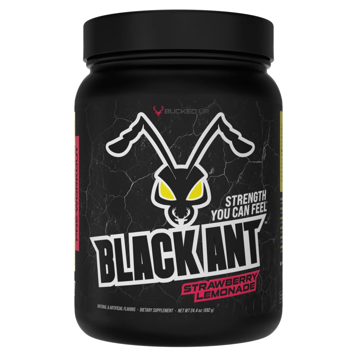 Bucked Up - Black Ant Pre - Strawberry Lemonade - Pre - Workout - Animal Supps | Sports Nutrition & Supplement Store | Vineland, NJ